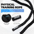 2" Diameter Battle Rope, Workout Battle Ropes for Home Gym & Outdoor