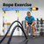 2" Diameter Battle Rope, Workout Battle Ropes for Home Gym & Outdoor