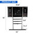 Wood 10 Pool Cue Rack & Dartboard Cabinet Combination-Black
