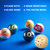 2-1/4" Black Dot Training Cue Ball