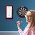 Dry-Erase Dart Scoreboard for Dart Board Cricket and 01 Dart Games with Marker (Dry-Erase Scoreboard)