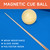 2-1/4" Magnetic Cue Ball for Coin-Operated Table