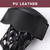 Set of 6 Leatherette Pool Table Replacement Pockets (Black - Smooth)