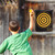 2-in-1 Wall-Mounted Magnetic Traditional & Target Bull Eye Dartboard Game Set