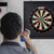 Dart Backboard with Wood Frame and Felt. Wall Protector for Dart Board Surround (Black)