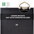Dart Backboard with Wood Frame and Felt. Wall Protector for Dart Board Surround (Black)