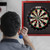 Dart Backboard with Wood Frame and Felt. Wall Protector for Dart Board Surround (Mahogany)