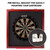 Dart Backboard with Wood Frame and Felt. Wall Protector for Dart Board Surround (Mahogany)