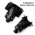 Set of 6 Leatherette Pool Table Replacement Pockets (Black - Diamond)