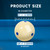 2-1/4" 6 Blue Dot & Black Dot Training Cue Balls