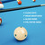2-1/4" 6 Green Dot & Black Dot Training Cue Balls