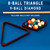 Billiard 8-Ball Triangle & 9-Ball Diamond Pool Ball Rack Set (Mahoangy)