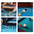 2-1/4" 6 Red Dot & Black Dot Training Cue Balls