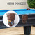 Set of 6 Leatherette Pool Table Replacement Pockets (Walnut - Shield)