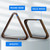 Triangle and Diamond Pool Ball Racks (Espresso)