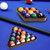 Triangle and Diamond Pool Ball Racks (Espresso)