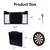 Dartboard Cabinet with Sisal/Bristle Dartboard, Dart Scoreboard, and 6 Steel Tip Darts(Black)