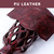 Set of 6 Leatherette Pool Table Replacement Pockets (Dark Cherry -Shield)