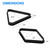 Plastic 8-Ball Triangle and 9-Ball Diamond Pool Ball Racks (Black)