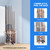 Acrylic 8 Pool Cue Corner Style Rack