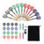12 Pcs of 18 Grams Professional Metal Darts for Dartboard with Extra Flights, Dart Sharpener & Storage Bag