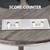 Wooden 8 Pool Cue Corner Style Rack-Brushed Grey