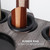 Wooden 8 Pool Cue Corner Style Rack-Brushed Grey