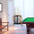 Wooden 10 Pool Cue Floor Stand Rack-Black