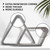 Heavy Duty Solid Wood Triangle and Diamond Pool Ball Racks (Grey)