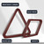 Heavy Duty Solid Wood Triangle and Diamond Pool Ball Racks (Mahoangy)