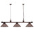 56-Inch Billiard Pool Table Lights (Oil Rubbed Bronze)