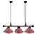 56-Inch Billiard Pool Table Lights (Pink)