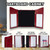 Professional Solid Wood Classic Dartboard Cabinet with Dart Scoreboard.（Deluxe Cherry）
