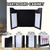Professional Solid Wood Classic Dartboard Cabinet with Dart Scoreboard.（Black）
