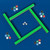 32" x 32" Rubber Anti-Slip Game Mat-Blue