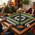 32" x 32" Rubber Anti-Slip Game Mat-Black