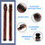 1x1 Pool Cue Stick Carrying Case-Brown