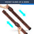 1x1 Pool Cue Stick Carrying Case-Brown