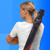 Deluxe Pool Cue Stick Carrying Case-Black/Burgundy