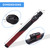 Deluxe Pool Cue Stick Carrying Case-Black/Burgundy