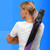Deluxe Pool Cue Stick Carrying Case-Black/Purple