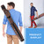 2x2 Deluxe Square Pool Cue Stick Carrying Case-Brown