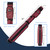 2x2 Deluxe Square Pool Cue Stick Carrying Case-Burgundy