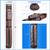 2x2 Deluxe Oval Pool Cue Stick Carrying Case-Brown
