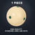 2-1/4" 6 Dot Training Cue Ball-Green