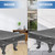 Grey Heavy Duty Leatherette Pool Table Cover