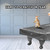 Grey Heavy Duty Leatherette Pool Table Cover