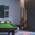 Wooden 8 Pool Cue Corner Style Rack-Black