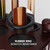 Wooden 8 Pool Cue Corner Style Rack-Mahogany