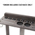 Wooden 10 Pool Cue Floor Stand Rack-Silver Mist